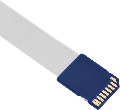 FOSA 48cm SD to SD Card Extender Cable, Memory Card Adapter Flexible Extender Cord Linker for DVD