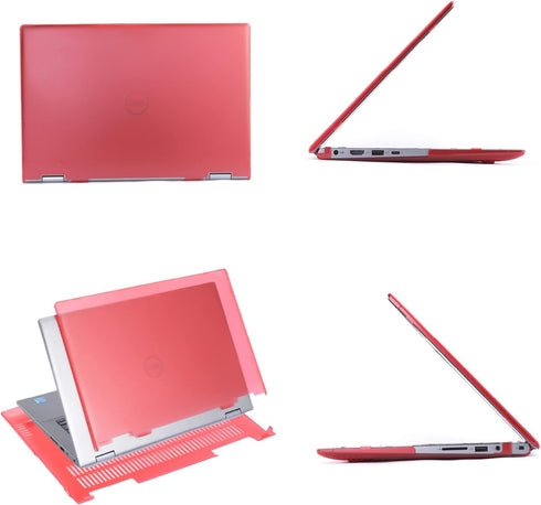 mCover Case for 2021-2022 14" Dell Inspiron 14 5406 Series 2-in-1 Convertible Laptop, Red