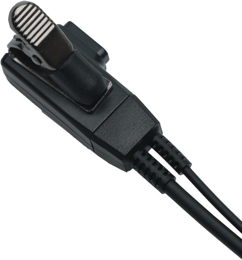 Radio Earpiece Headset with Mic PTT for Baofeng UV-5R, BF-888S, BF-F8HP, UV-82, Kenwood TK-2107, 2 Pack