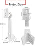 Corner Pole Mounting Bracket for Security Camera, Universal Wall Corner Mounting Bracket Holder Stand for Surveillance Camera Dahua Bullet and PTZ Cameras (Pole Mount with 2 Loops)