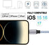 MFi Certified iPhone Charger 3-Pack 6ft Nylon Braided USB-A to Lightning Fast Charging Cable for iPhone 14/13/12/11 Pro