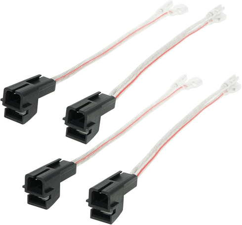 RED WOLF Door Speaker Wiring Harness Replacement for Chevy GMC Silverado Sierra 1995-2009, 4 PCS