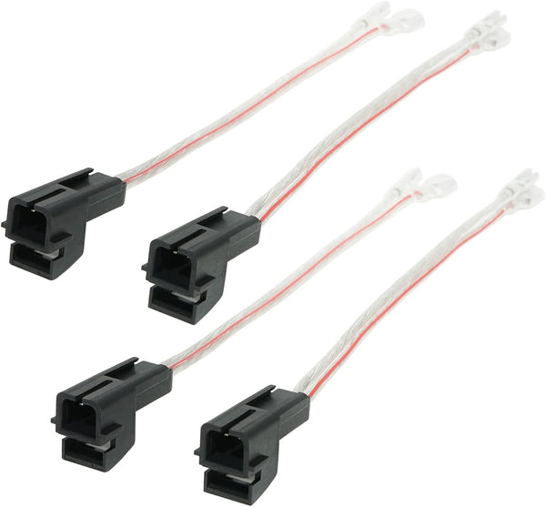 RED WOLF Door Speaker Wiring Harness Replacement for Chevy GMC Silverado Sierra 1995-2009, 4 PCS