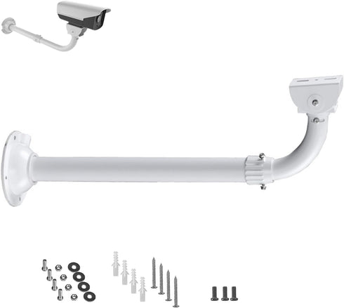 WiTi Solid J-Pole Bracket for Security Surveillance Cameras, Adjustable Wall and Ceiling Mount for CCTV IP Camera