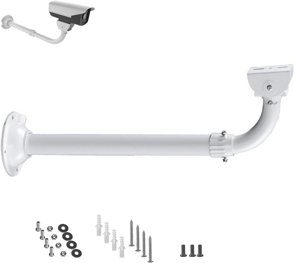 WiTi Solid J-Pole Bracket for Security Surveillance Cameras, Adjustable Wall and Ceiling Mount for CCTV IP Camera