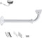 WiTi Solid J-Pole Bracket for Security Surveillance Cameras, Adjustable Wall and Ceiling Mount for CCTV IP Camera