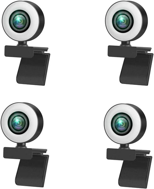 GMBYLBY 1080P/2K/720P Drive3 Beauty Webcam USB Auto for Computer Camera Free Gear Fill Light for Conferencing Streaming