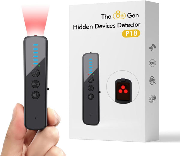 abyliee Upgraded Hidden Camera Detector - AI-Powered Anti-Spy Device, GPS Tracker & Bug