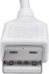 FITE ON 5ft S-100 White Micro USB Power Charging Cord Cable Lead Compatible with Sound Oasis White Noise Machine