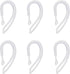 Replacement Ear Hooks for Bluetooth Headset, Universal Two Way Radio Earpiece, Small Clamp Ear Loop Clips, Clear, 6Pcs