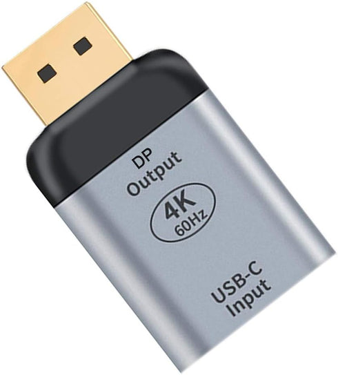 xiwai USB-C Type C Female to Displayport DP Sink Adapter, 4K 60hz for Tablet, Phone & Laptop