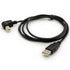 BSHTU 1.5M 90 2.0 480Mbps USB to Printer Adapter Cables Degree USB A Male to B Right Angle Plug Converter Lead High