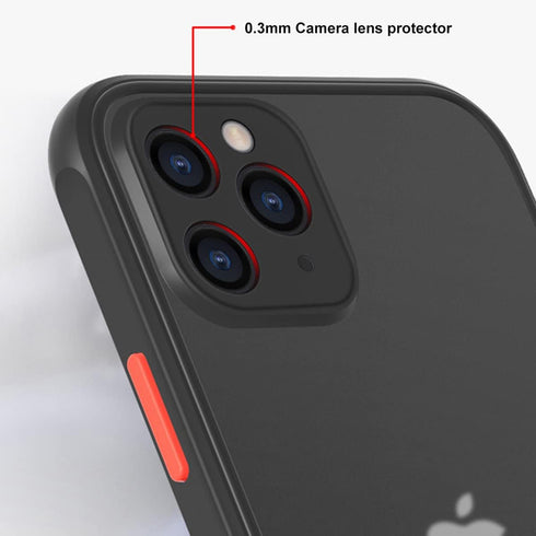 ZEZHOU iPhone 11 Pro Max Phone Case - Shockproof Military Grade Drop Protection, Protective Hard Back Slim Translucent