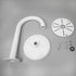 Security Camera Mount Bracket, Dome Camera Mount Universal Wall Mounting Bracket for CCTV Security Camera/IP Camera, U