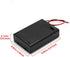 LampVPath (Pack 4 3AA 4.5V 3X 1.5V of Battery Holder with Switch, AA Battery Holder with Leads and Switch