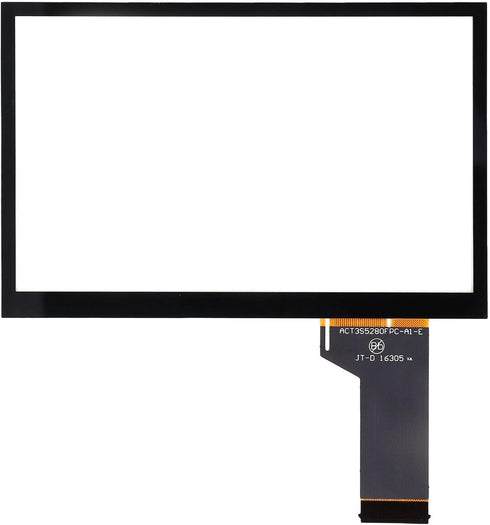 Car LCD Touch Screen Digitizer, Durable Replacement for MIB TDO-WVGA0633F00045 for Automobile