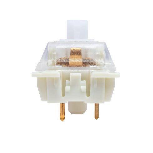 Gateron KS-9 20 Pack White Switches, 3-pin White-Shell for Mechanical Keyboards, Supporting SMD RGB Light