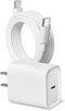 20W PD USB C Wall Fast Charging Adapter with 6FT Type C to Lightning Cable