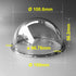 4 Inch Indoor Outdoor CCTV Replacement Acrylic Clear Cover Surveillance Cameras Security Dome Protector Housing Transparent Case, 109x56.2