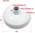 Security Camera J Type Wall Mount Bracket, Universal Dome Camera Mount for CCTV Security Camera, 180mm Length