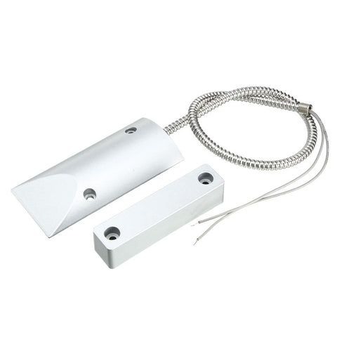 uxcell OC60 Rolling Door Contact Magnetic Reed Switch Alarm with 2 Wires for N.O. Applications