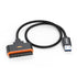 FEMORO SATA to USB 3.0 Adapter, SATA III 5Gbps Data Transfer Converter Cable for 2.5 Inch SSD