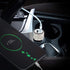 Dual USB Car Charger, 5V/2.4A Bling Fast Charge Dual Port USB Car Adapter, Compatible with All Chargers