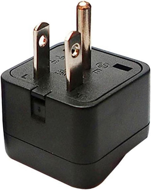 2-Pack ALINNA US Travel Plug Adapter, EU to US Plug Converter, Universal EU UK AU CN JP to USA (Type B)