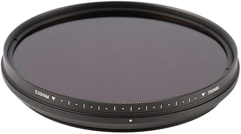 Runshuangyu 77mm 6 in 1 Infrared IR Pass X-Ray Lens Filter, Adjustable 530nm