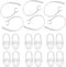 Earbud Gel Ear Hooks Replacement Kit Compatible with Plantronics M155 M165 M1100 M100 M55 M28 M25