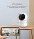 Tuya 3MP Indoor Pan-Tilt Smart Camera for Home Security, Motion Tracking, 2-Way Audio, Compatible with Alexa & Google