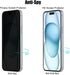 (3+3) For iPhone 15 Plus (6.7") (3 Pack) Anti Spy Private Tempered Glass Film Privacy Screen Protector and (3 Pack)