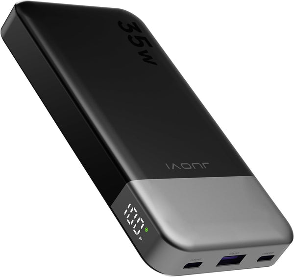 Power Bank 10000mAh, 35W Portable Charger, Fast Charging with PD 3.0 & QC 4.0 for iPhone 15/14/13 Series, Galaxy, Tablet