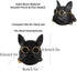 Vilead Adorable French Bulldog Phone Stand with Gold Glasses - Non-Slip Desktop Holder