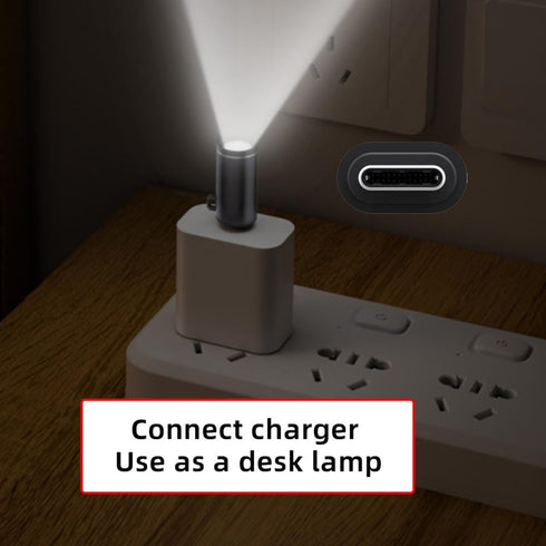 2pcs 210 cablecc USB-C Atmosphere LED Lighting for Outdoors Walking Cycling Phone Laptop Charger Night Lamp Lumens