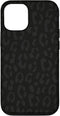 Black Leopard Print Protective Case for iPhone 12/12 Pro, Cheetah Design for Women