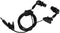 SUNGOOYUE Sport Headphones with Mic, Waterproof Ear Headphones for Running & Surfing, Replaceable Earplugs (Black)