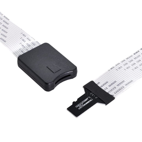 xiwai Micro-SD TF Memory Card Kit Male to TF Female Extension Soft Flat FPC Cable Extender 25cm