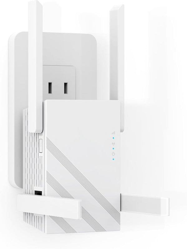 Suirrsaze 2025 1.2Gbps WiFi Extender Signal Booster, Up to 12880 sq. ft, Dual