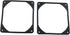 E-outstanding 4-Pack 120mm Rubber Shock Absorption Pads for 12cm Fans, Reduce Noise, Desktop Compatible