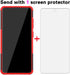 Asuwish Phone Case for Samsung Galaxy A51 4G with Tempered Glass Protector, Heavy Duty Rugged Cover, Red