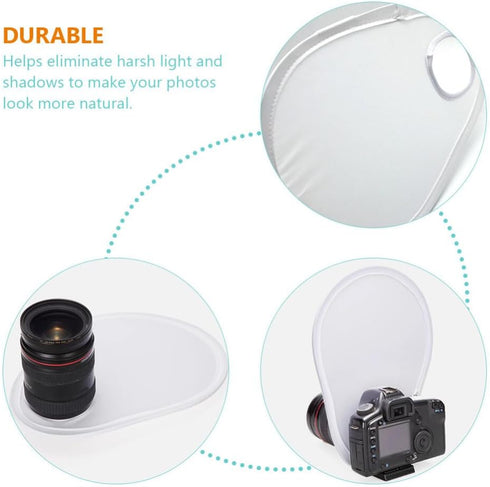 Gatuida Mini Diffuser Photography Tools, Camera Light Reflector, Speedlight Diffuser, Photo Reflector, Soft Cloth Props