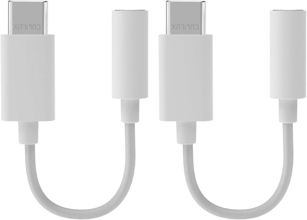 Cubilux USB C Headphone Adapter, Type C to 3.5mm Audio Dongle for iPhone 15, iPad Pro, Pixel 8/7/6 Pro, Samsung