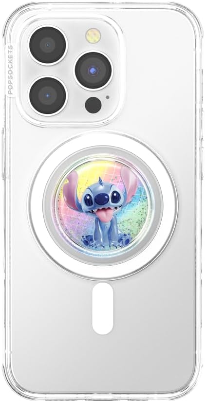 PopSockets Round Phone Grip, Compatible with MagSafe, Adapter Ring Included, Phone Holder, Wireless Charging