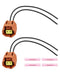 ANODZU 2 Pcs Engine Variable Valve Timing Vvt Solenoid Connector Wiring Harness Pigtail