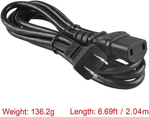 K-MAINS RW-12 RW-10 AC Power Cord Cable Plug for Klipsch Reference Powered Subwoofer