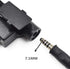 Tactical U94 PTT Cable Plug Headset Adapter Compatible with Baofeng Radios BF-F8HP, BF-F9, UV-82, UV-5R