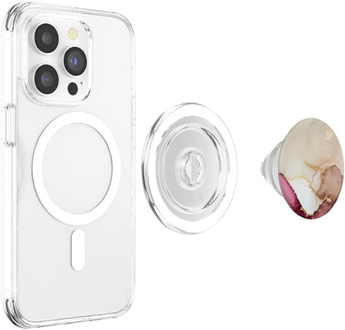 Mixture of Colors Brown, Maroon and Gold PopSockets MagSafe PopGrip for iPhone