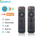 BPR1S Plus Air Mouse Remote Control 2.4G RF Remote Bluetooth Voice Remote Control with IR Learning 6-axis Gyro USB Receiver for Android TV Box TV Stick Smart Set Top Box Smart Projector