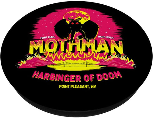 Mothman - Funny Cryptid Gift PopSockets Standard PopGrip, Harbinger of Doom